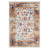 Amer Rugs ALX-84 Alexandria Farmhouse Bordered /Gold Area Rug