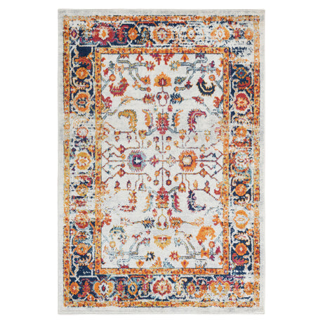 Amer Rugs ALX-84 Alexandria Farmhouse Bordered /Gold Area Rug