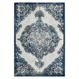 Amer Rugs ALX-86 Alexandria Classic Medallion /Navy Area Rug