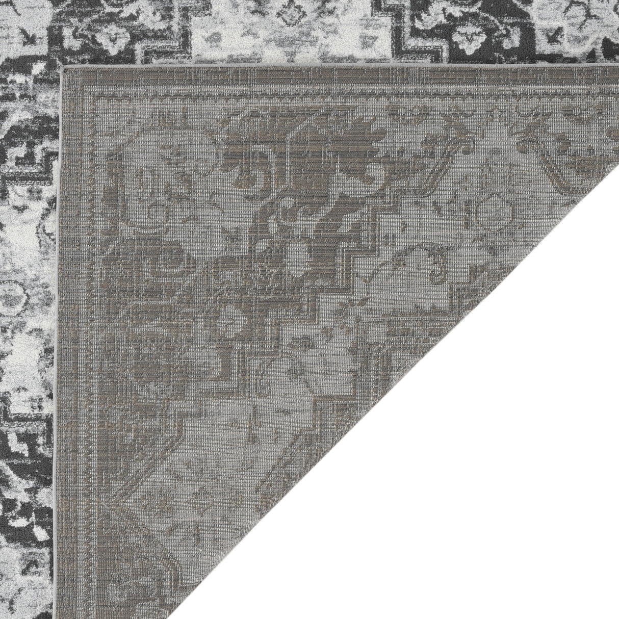 Amer Rugs ALX-88 Alexandria Classic Medallion /Gray Area Rug