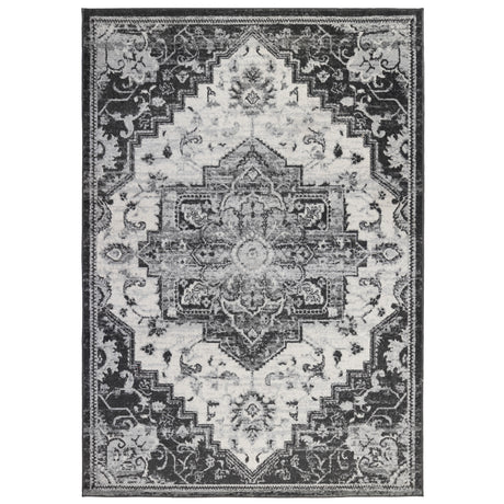 Amer Rugs ALX-88 Alexandria Classic Medallion /Gray Area Rug