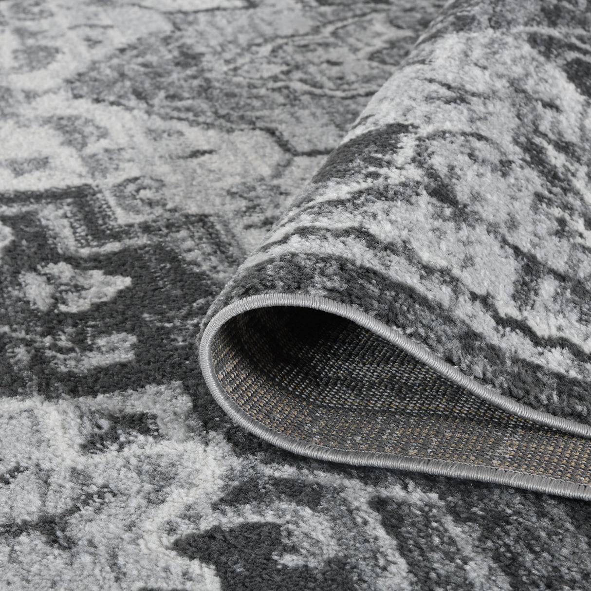 Amer Rugs ALX-88 Alexandria Classic Medallion /Gray Area Rug