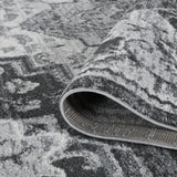 Amer Rugs ALX-88 Alexandria Classic Medallion /Gray Area Rug