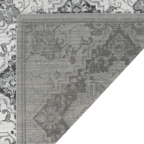 Amer Rugs ALX-89 Alexandria Classic Medallion Runner Rug, 2'6" X 10'3" Area Rug