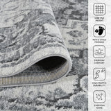 Amer Rugs ALX-89 Alexandria Classic Medallion Runner Rug, 2'6" X 10'3" Area Rug
