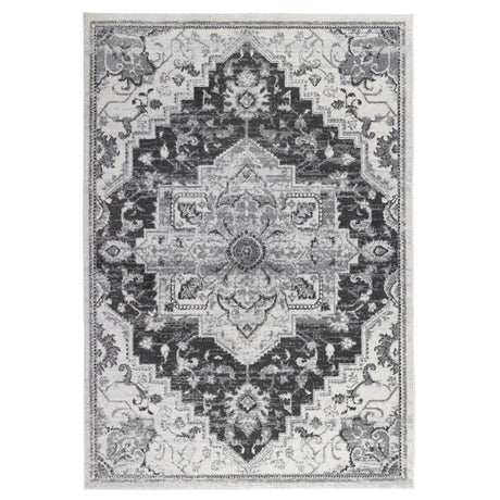 Amer Rugs ALX-89 Alexandria Classic Medallion Runner Rug, 2'6" X 10'3" Area Rug