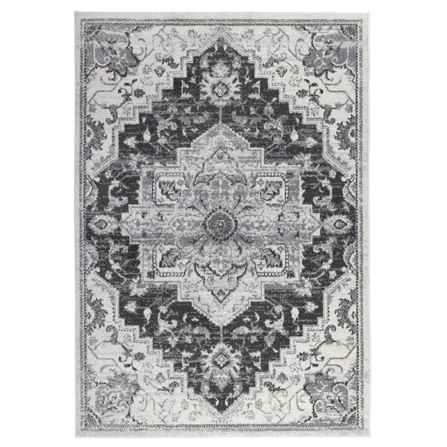 Amer Rugs ALX-89 Alexandria Classic Medallion Runner Rug, 2'6" X 10'3" Area Rug