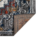Amer Rugs ALX-91 Alexandria Classic Medallion Runner Rug, 2'6" X 10'3" Area Rug