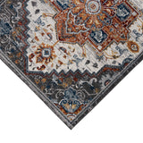 Amer Rugs ALX-91 Alexandria Classic Medallion Runner Rug, 2'6" X 10'3" Area Rug