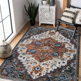 Amer Rugs ALX-91 Alexandria Classic Medallion Runner Rug, 2'6" X 10'3" Area Rug
