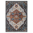 Amer Rugs ALX-91 Alexandria Classic Medallion Runner Rug, 2'6" X 10'3" Area Rug