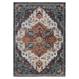 Amer Rugs ALX-91 Alexandria Classic Medallion Runner Rug, 2'6" X 10'3" Area Rug