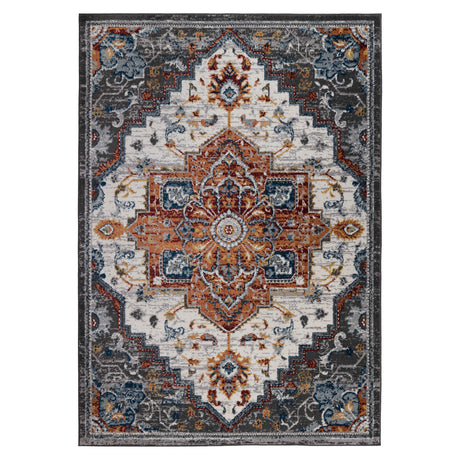 Amer Rugs ALX-91 Alexandria Classic Medallion Runner Rug, 2'6" X 10'3" Area Rug