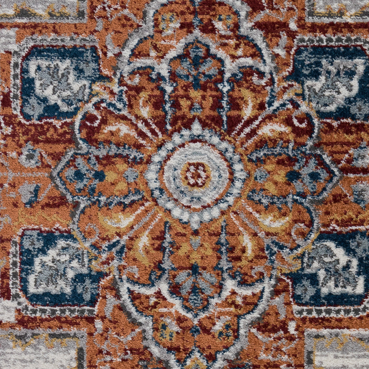 Amer Rugs ALX-91 Alexandria Classic Medallion Runner Rug, 2'6" X 10'3" Area Rug