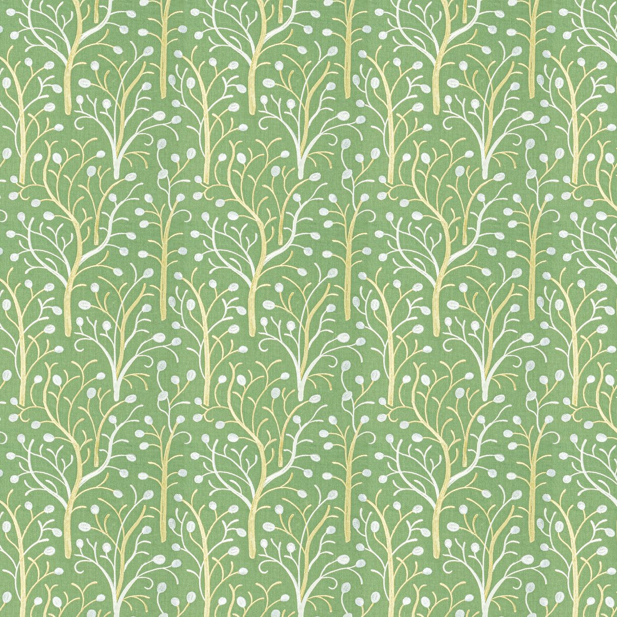 STOUT ALYS-2 ALYSSA 2 EVERGREEN Fabric - Eades Wallpaper & Fabric