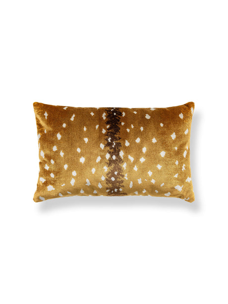 Scalamandre AL 0002MBDKBOHE ANTELOPE / VELVET PILLOW - Pillo