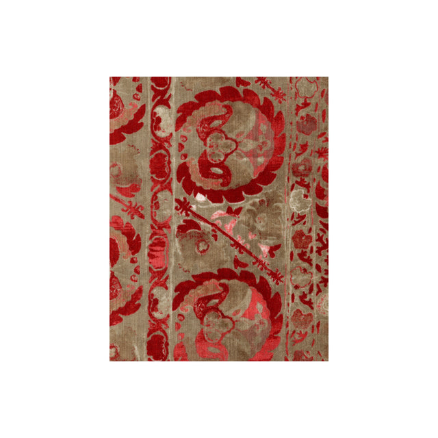 KRAVET COUTURE AM100050.916.0 IZNIK RED Fabric - Eade's Wallpaper