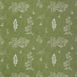 KRAVET COUTURE AM100318.3.0 FRIENDLY FOLK BASIL GREEN Fabric - Eade's Wallpaper