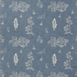 KRAVET COUTURE AM100318.5.0 FRIENDLY FOLK HAPPY BLUE Fabric - Eade's Wallpaper