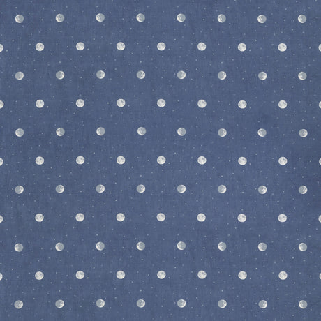 KRAVET COUTURE AM100320.5.0 OVER THE MOON DENIM Fabric - Eade's Wallpaper