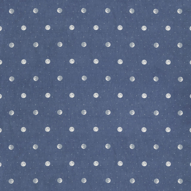 KRAVET COUTURE AM100320.5.0 OVER THE MOON DENIM Fabric - Eade's Wallpaper