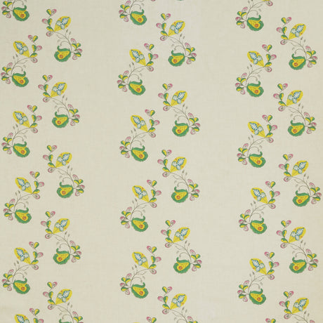 KRAVET COUTURE AM100321.340.0 PSYCHO SPRIG TROPICAL YELLOW Fabric - Eade's Wallpaper