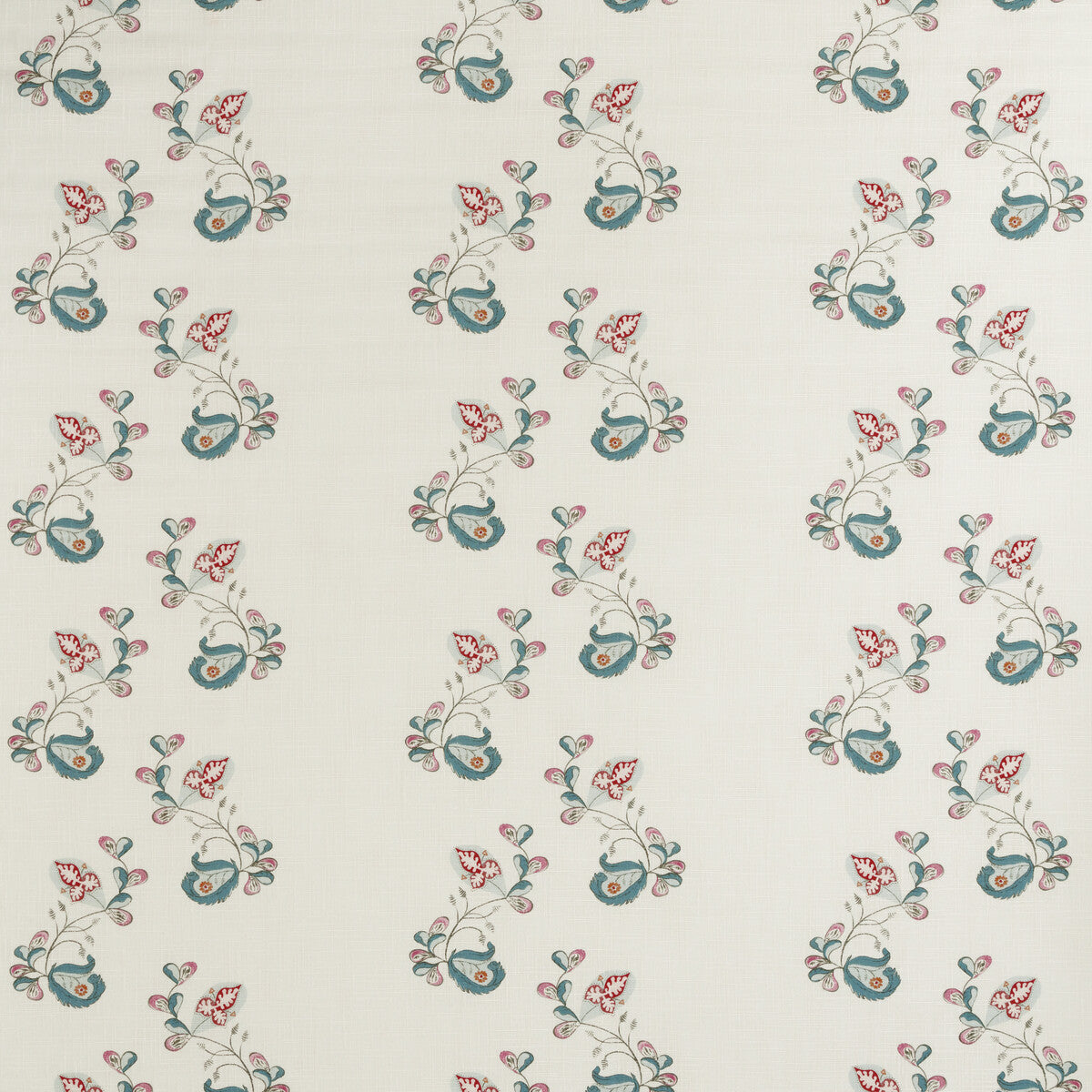 KRAVET COUTURE AM100321.517.0 PSYCHO SPRIG TROPICAL BLUE Fabric - Eade's Wallpaper
