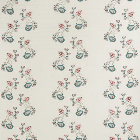 KRAVET COUTURE AM100321.517.0 PSYCHO SPRIG TROPICAL BLUE Fabric - Eade's Wallpaper
