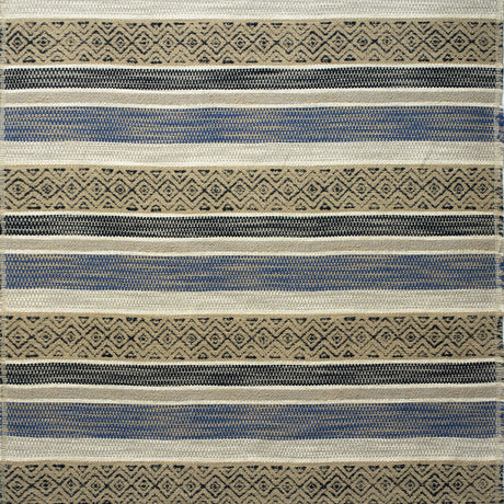 KRAVET COUTURE AM100356.511.0 PAMPAS INDIGO Fabric - Eade's Wallpaper