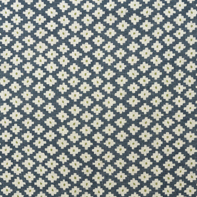 KRAVET COUTURE AM100381.50.0 MAZE DENIM Fabric - Eade's Wallpaper