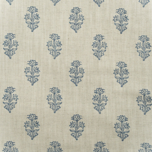 KRAVET COUTURE AM100445.5.0 BUTTERCUP DENIM Fabric - Eade's Wallpaper