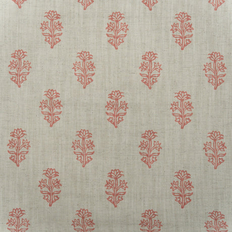 KRAVET COUTURE AM100445.7.0 BUTTERCUP CORAL Fabric - Eade's Wallpaper