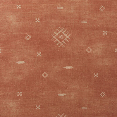 KRAVET COUTURE JERICHO AM100484.12.0 in BRICK Wallpaper - AN