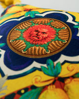 MindtheGap AMALFI Blue Velvet Cushion - Lifestyle Collection 2024