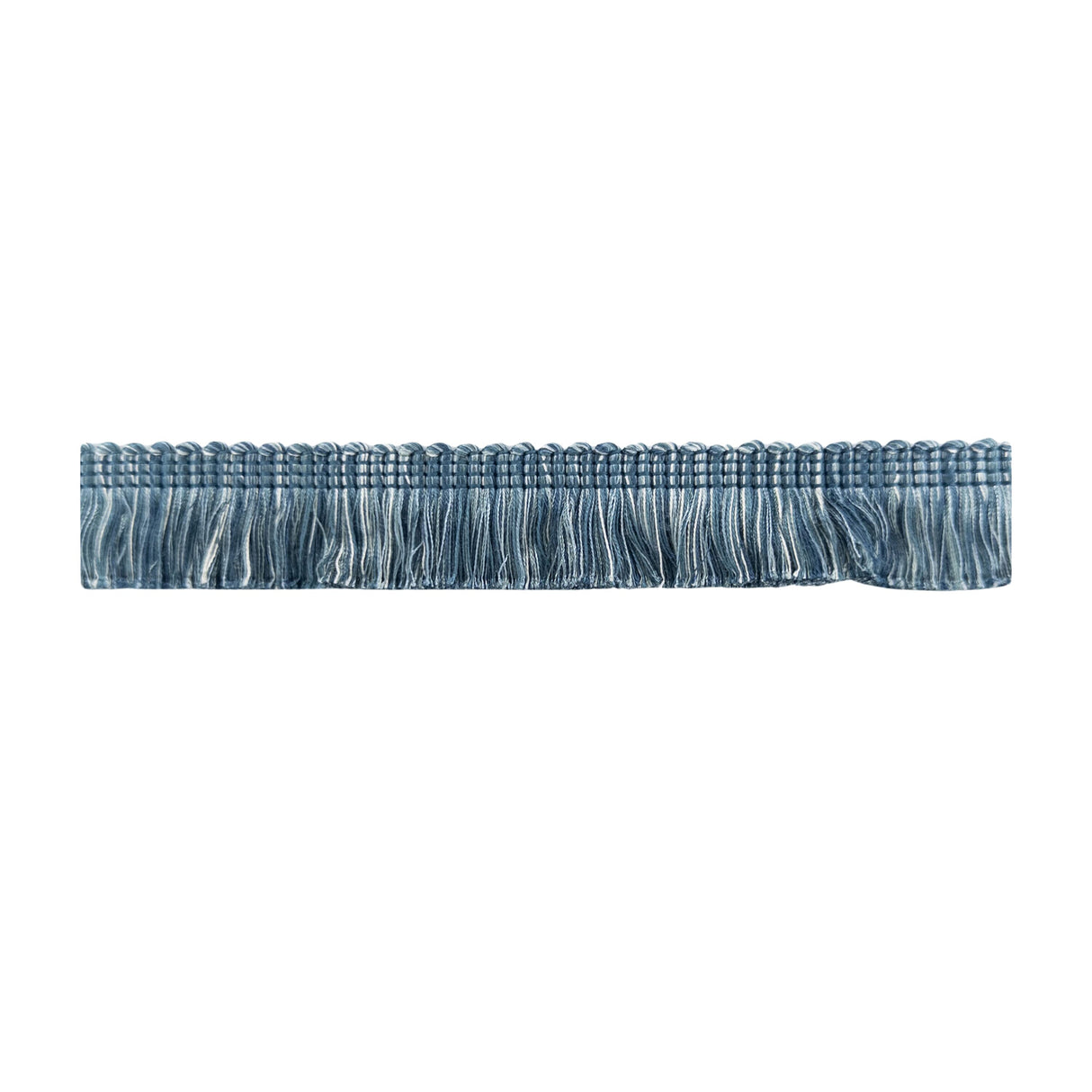 STOUT AMEL-1 AMELIA BRUSH FRINGE 1 TEAL Fabric - Eades Wallpaper & Fabric