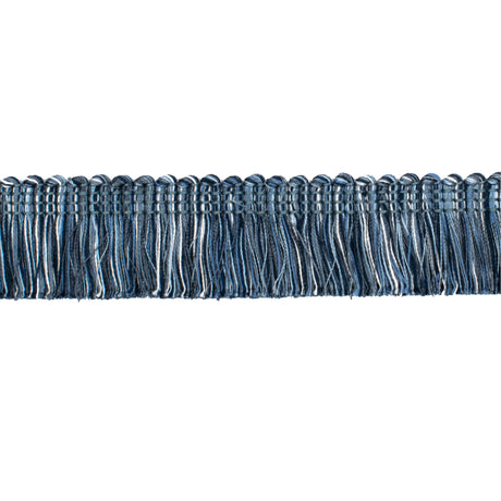 STOUT AMEL-3 AMELIA BRUSH FRINGE 3 NAVY Fabric - Eades Wallpaper & Fabric