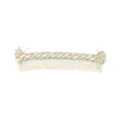 KRAVET COUTURE AMT10001.1.0 NOCI WHTE/GOLD TRIM - Eade's Wallpaper