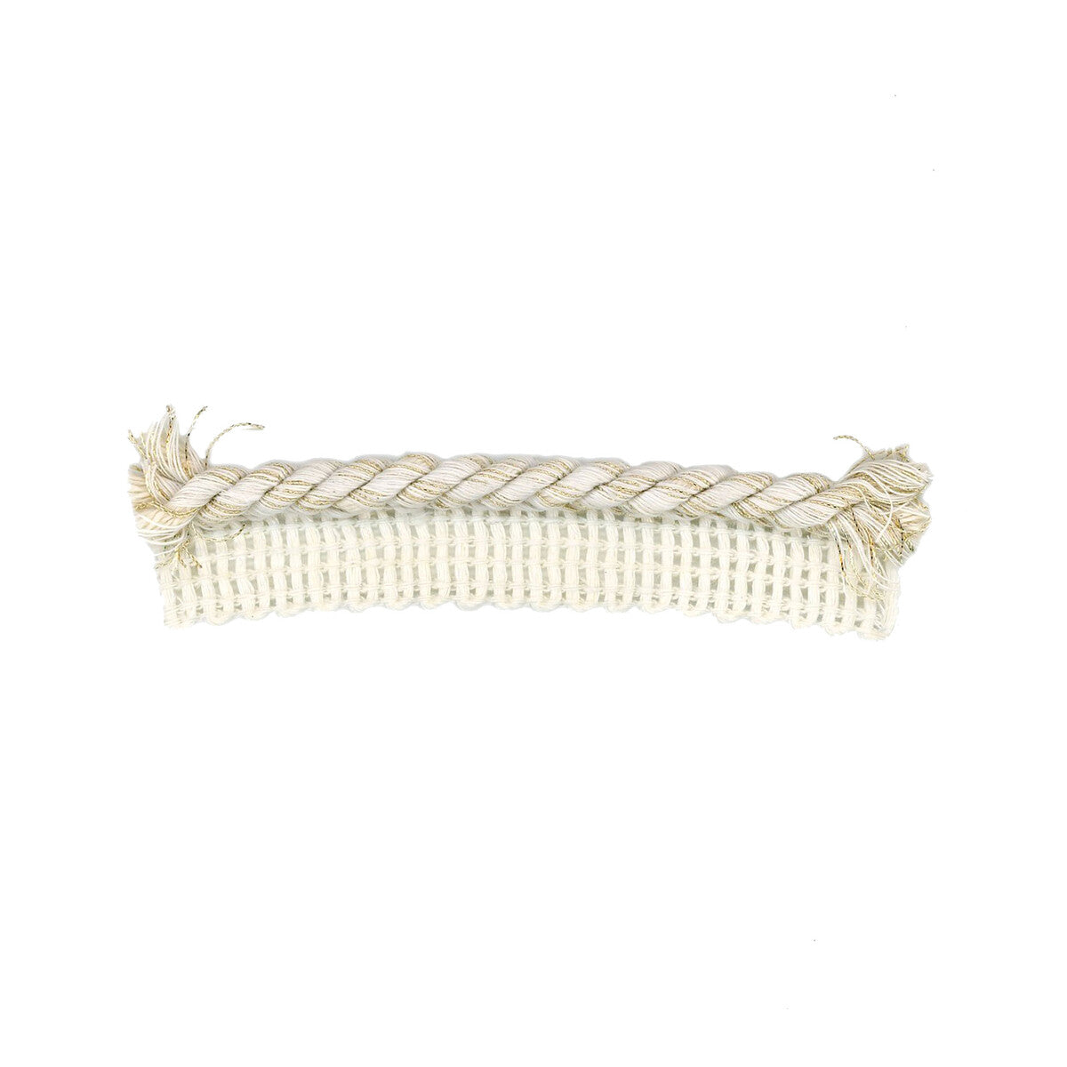 KRAVET COUTURE AMT10001.1.0 NOCI WHTE/GOLD TRIM - Eade's Wallpaper