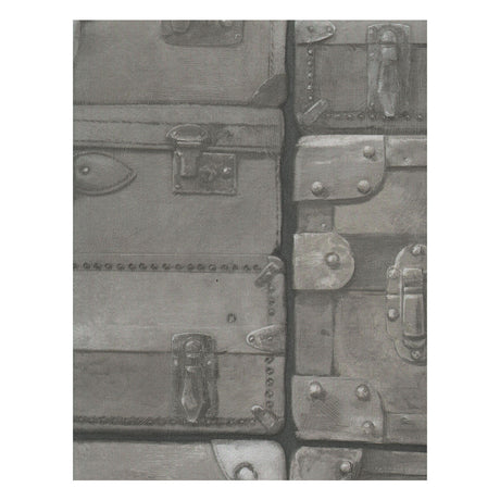 KRAVET COUTURE AMW10008.21.0 LUGGAGE GUNMETAL Wallpaper - Eade's Wallpaper