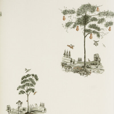KRAVET COUTURE AMW10055.11.0 PEAR TREE GRAPHITE Wallpaper - Eade's Wallpaper