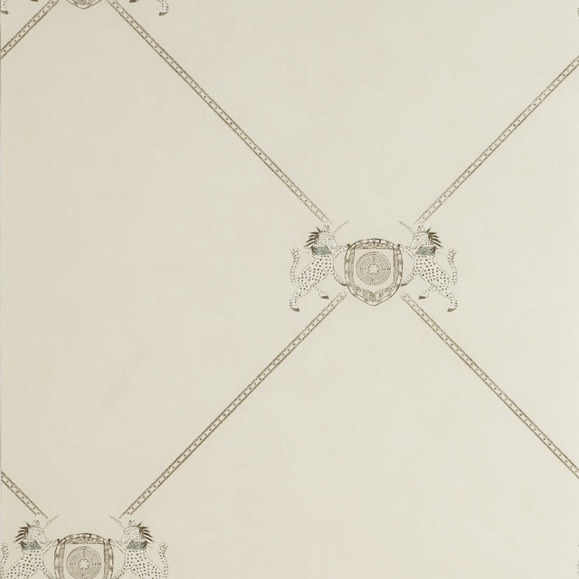 KRAVET COUTURE AMW10058.1.0 UNICORN WHITE Wallpaper - Eade's Wallpaper