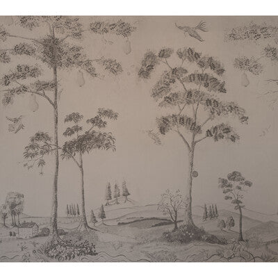 KRAVET COUTURE AMW10085.11.0 MYTHICAL LAND PEAT Wallpaper - Eade's Wallpaper