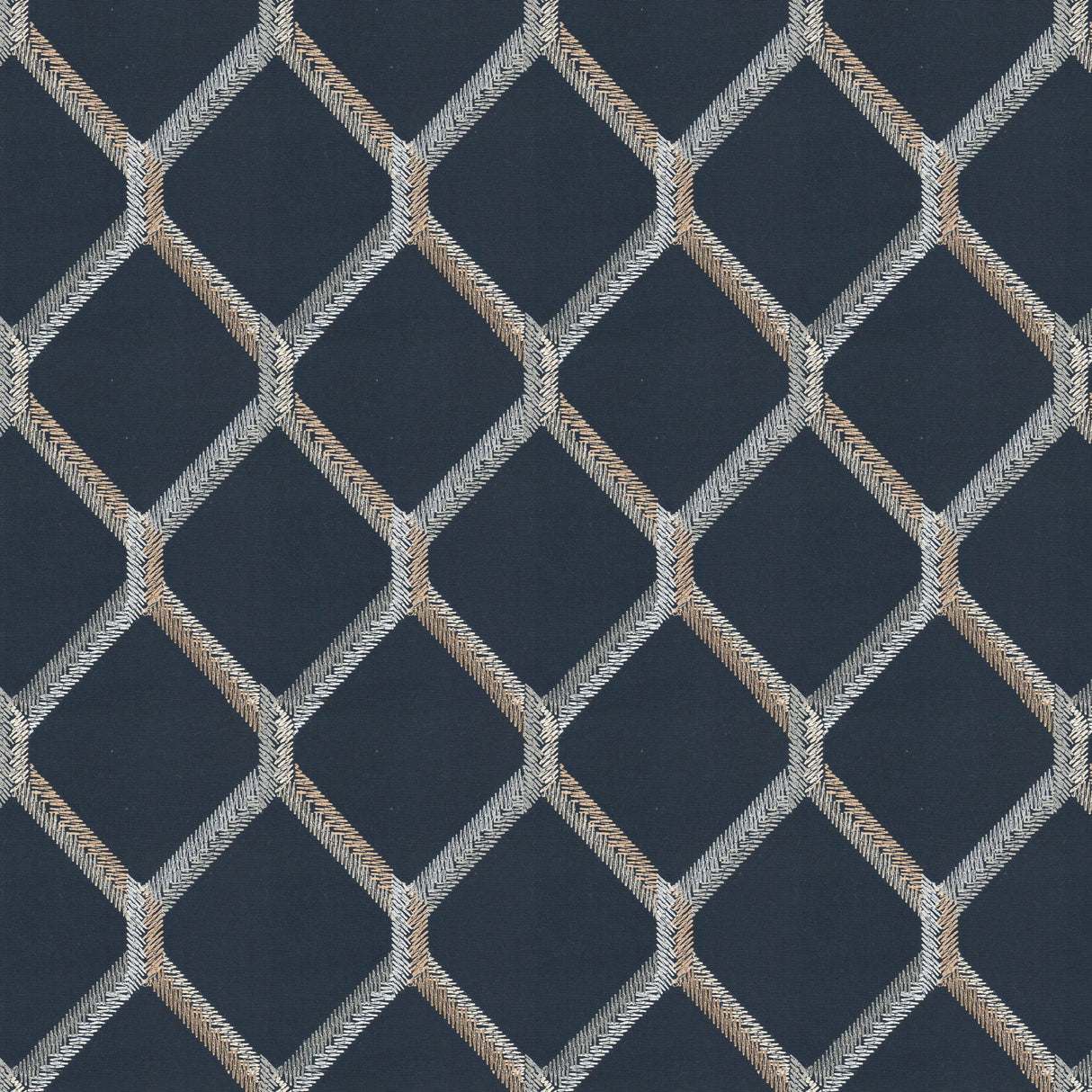 STOUT ANAL-2 ANALOG 2 BALTIC Fabric - Eades Wallpaper & Fabric