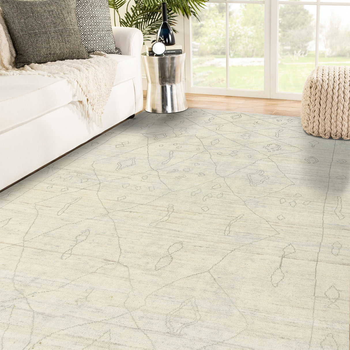 Amer Rugs ANN-8 Anna Modern Geometric Runner Rug, 2'6" X 8' Area Rug