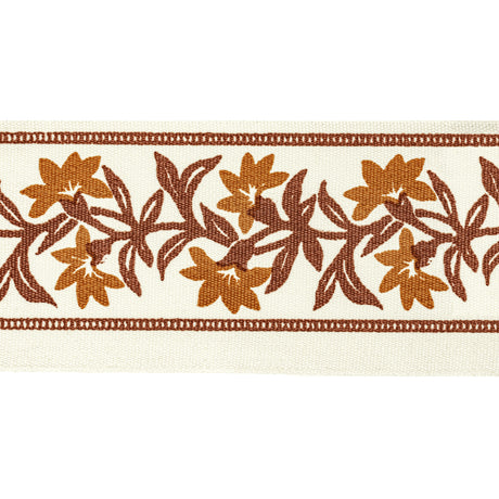 STOUT ANSO-3 ANSONIA TAPE 3 ROUGE Fabric - Eades Wallpaper & Fabric