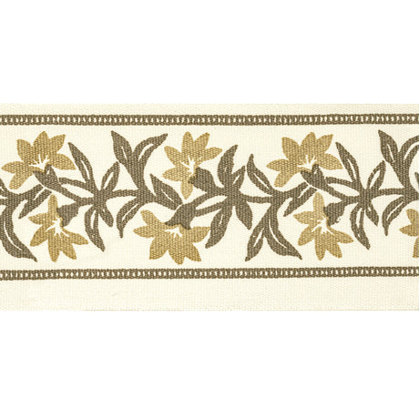 STOUT ANSO-6 ANSONIA TAPE 6 CHESTNUT Fabric - Eades Wallpaper & Fabric