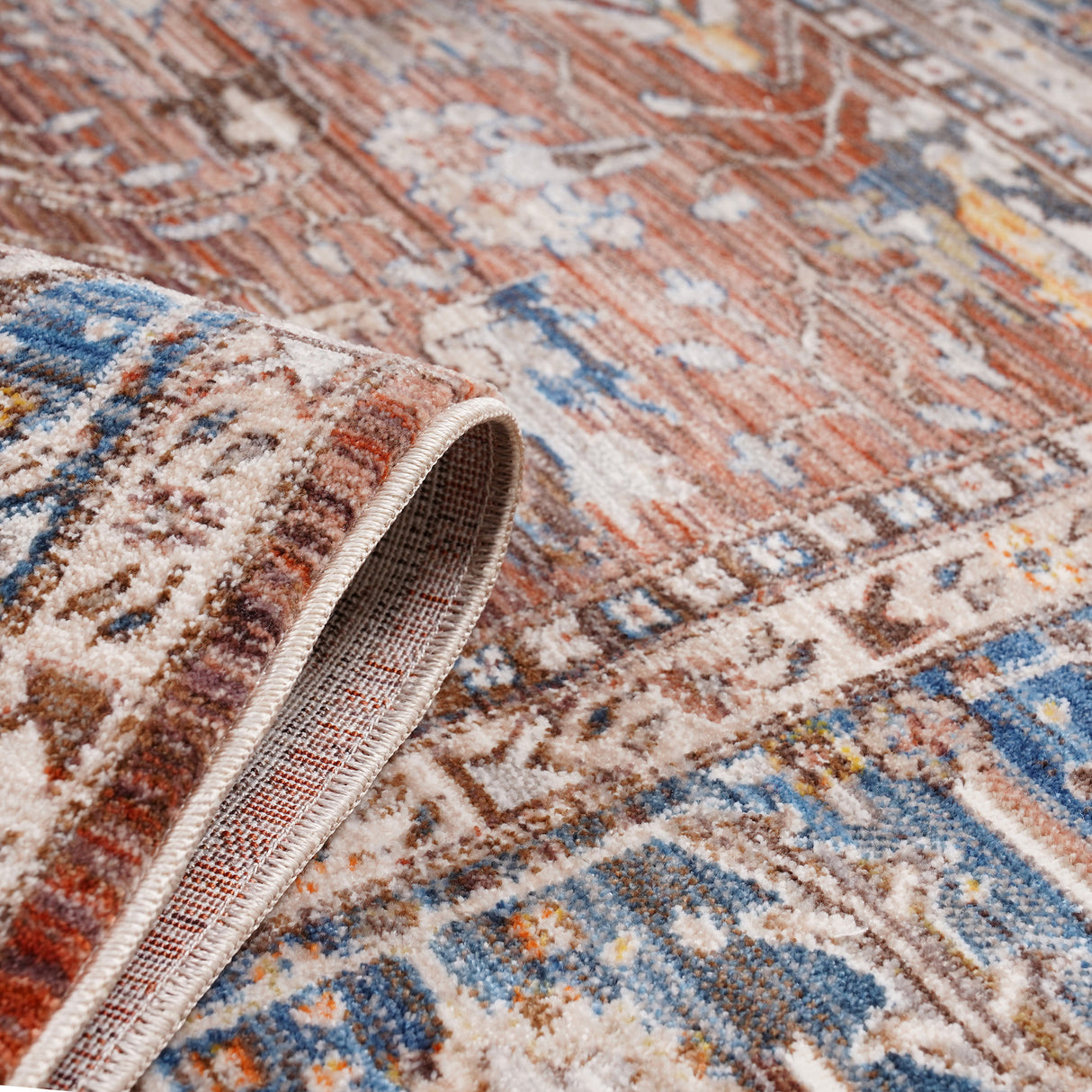 Amer Rugs ARC-3 Arcadia Oriental Design /Navy Area Rug