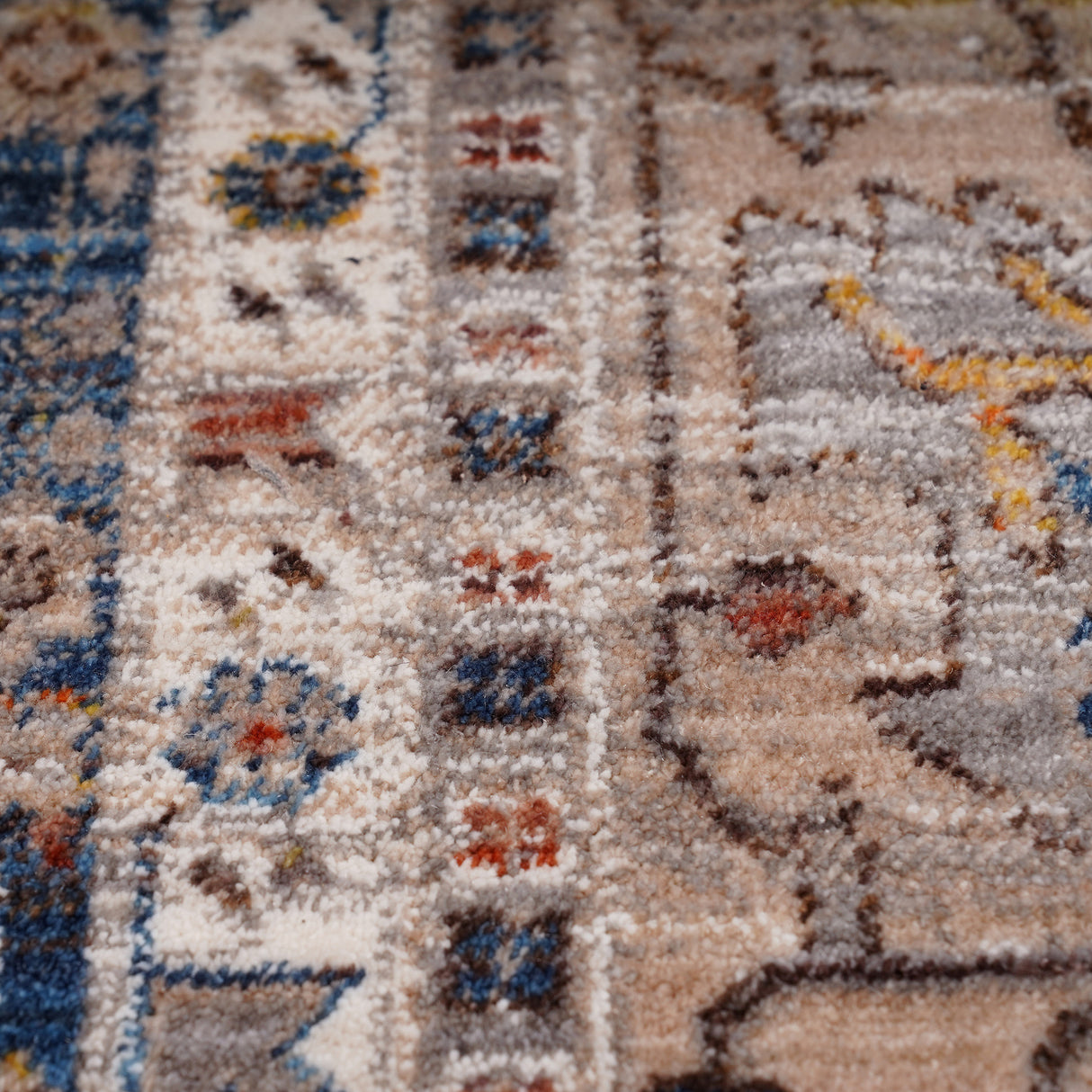 Amer Rugs ARC-4 Arcadia Oriental Design /Navy Runner Rug, 2'7" X 10' Area Rug