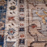 Amer Rugs ARC-4 Arcadia Oriental Design /Navy Runner Rug, 2'7" X 10' Area Rug
