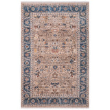 Amer Rugs ARC-4 Arcadia Oriental Design /Navy Runner Rug, 2'7" X 10' Area Rug